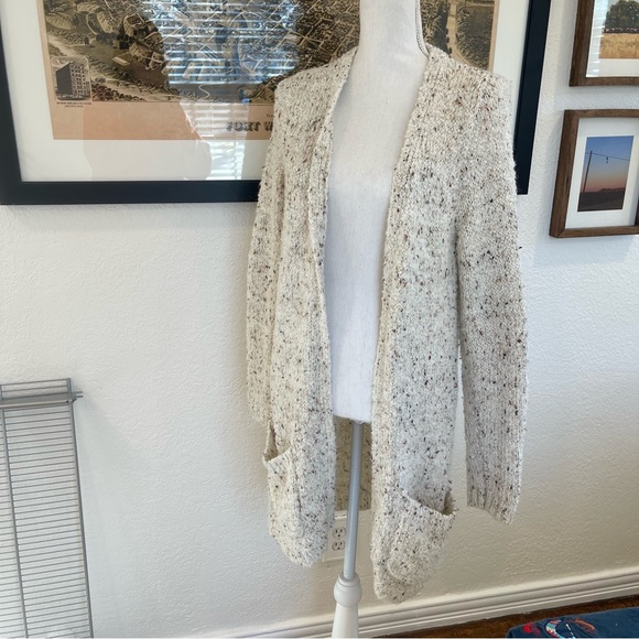 Maison Jules Sweaters - Cream white cardigan
